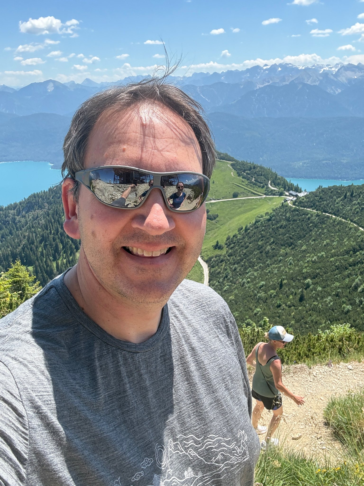 Martin beim Wandern in den Bergen