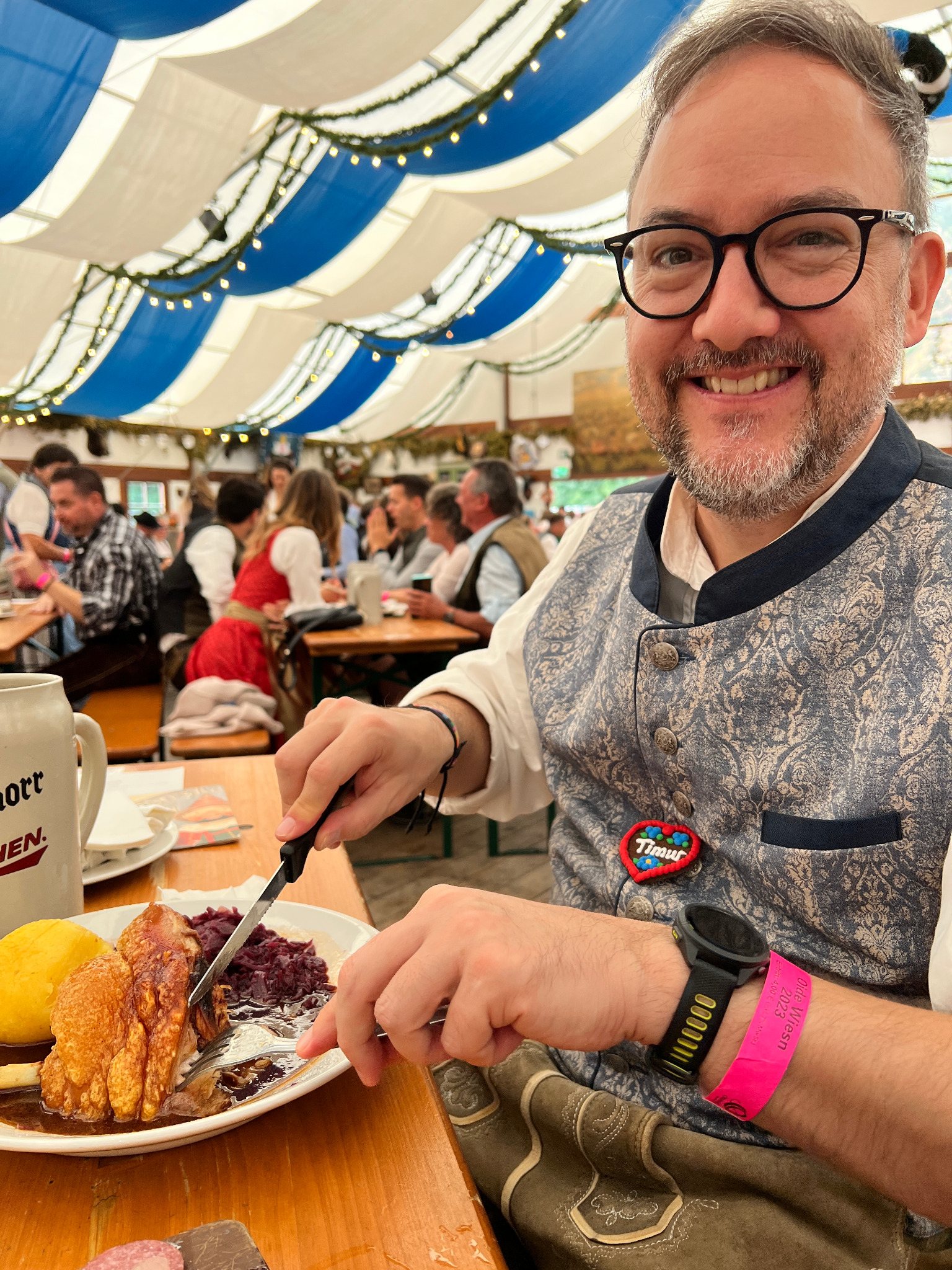 Timur auf der Wiesn